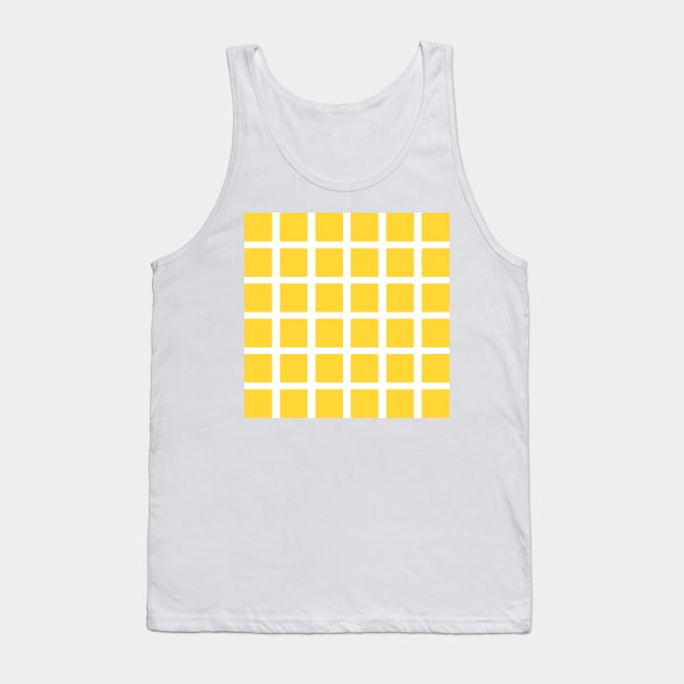 Grid Optical Illusion Tank Top by TheDaintyTaurus